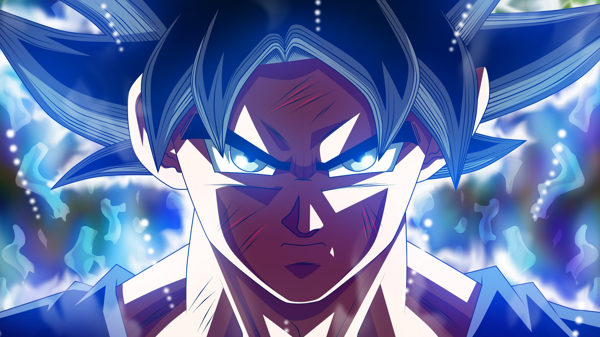 Wounded Son Goku Ultra Instinct Dragon Ball Super Goku