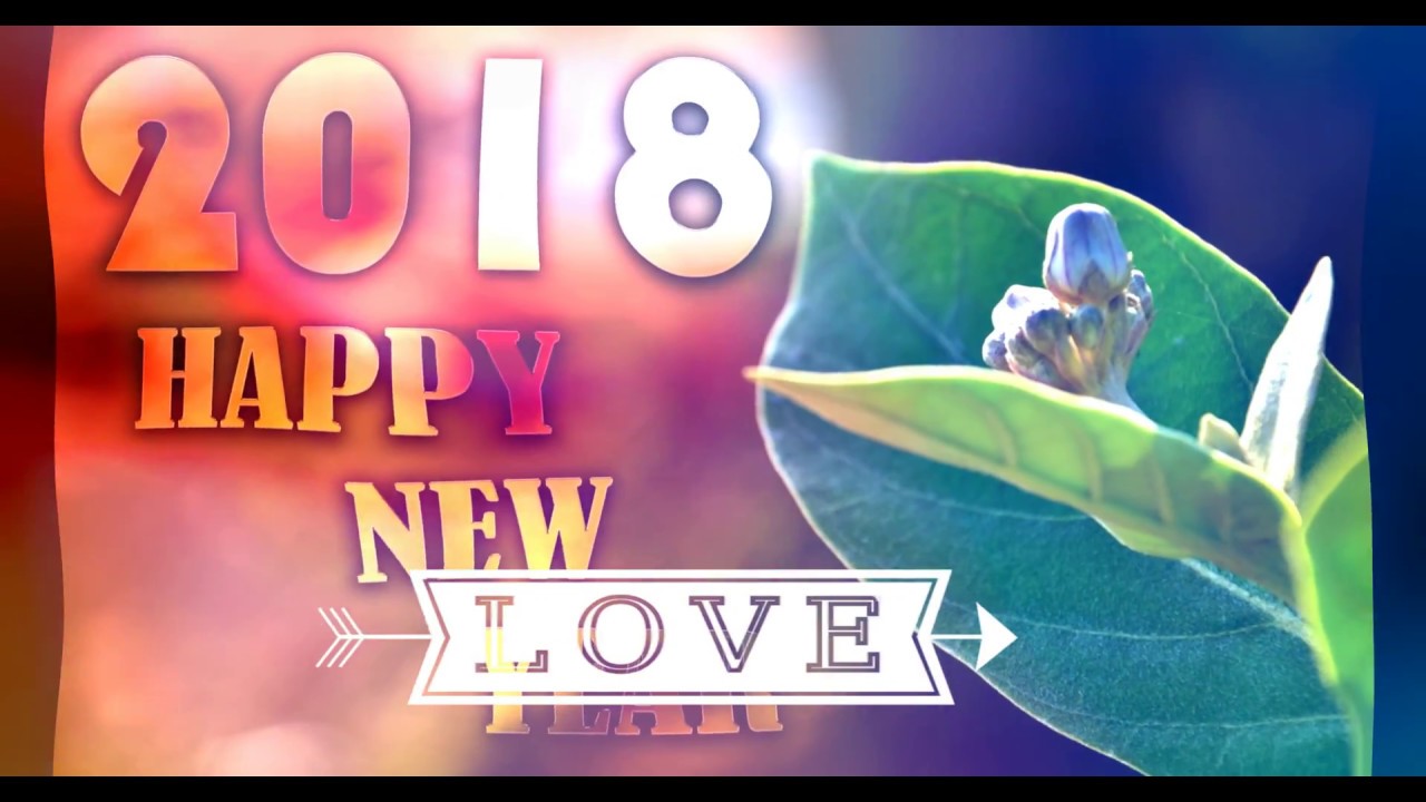 4k Happy New Yeaw 2018 Hd Wallpaper,photos & Greetings - Happy New Year 2018 Wallpaper Love , HD Wallpaper & Backgrounds