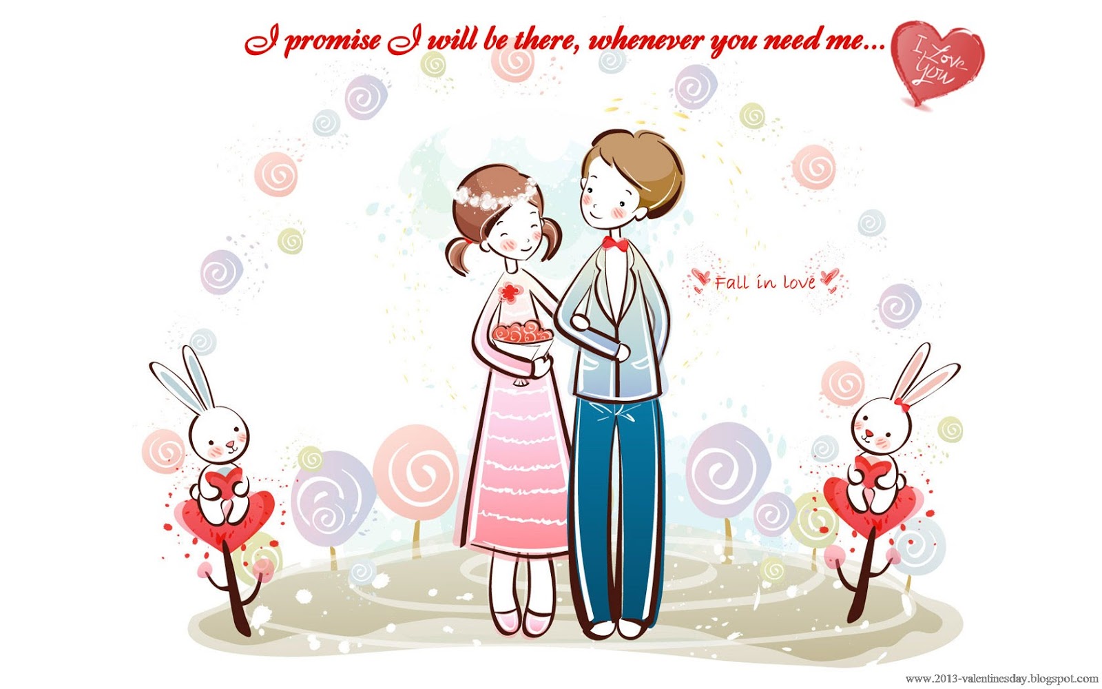 Cute Cartoon Couple Love Hd Wallpapers For Valentines - Lovely Couple Images For Him , HD Wallpaper & Backgrounds
