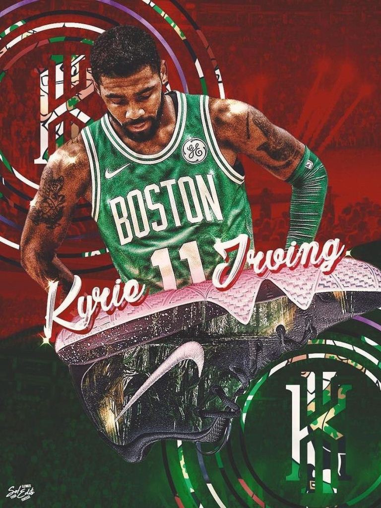 Celtics Kyrie Irving Wallpaper - Boston Celtics Kyrie Irving , HD Wallpaper & Backgrounds