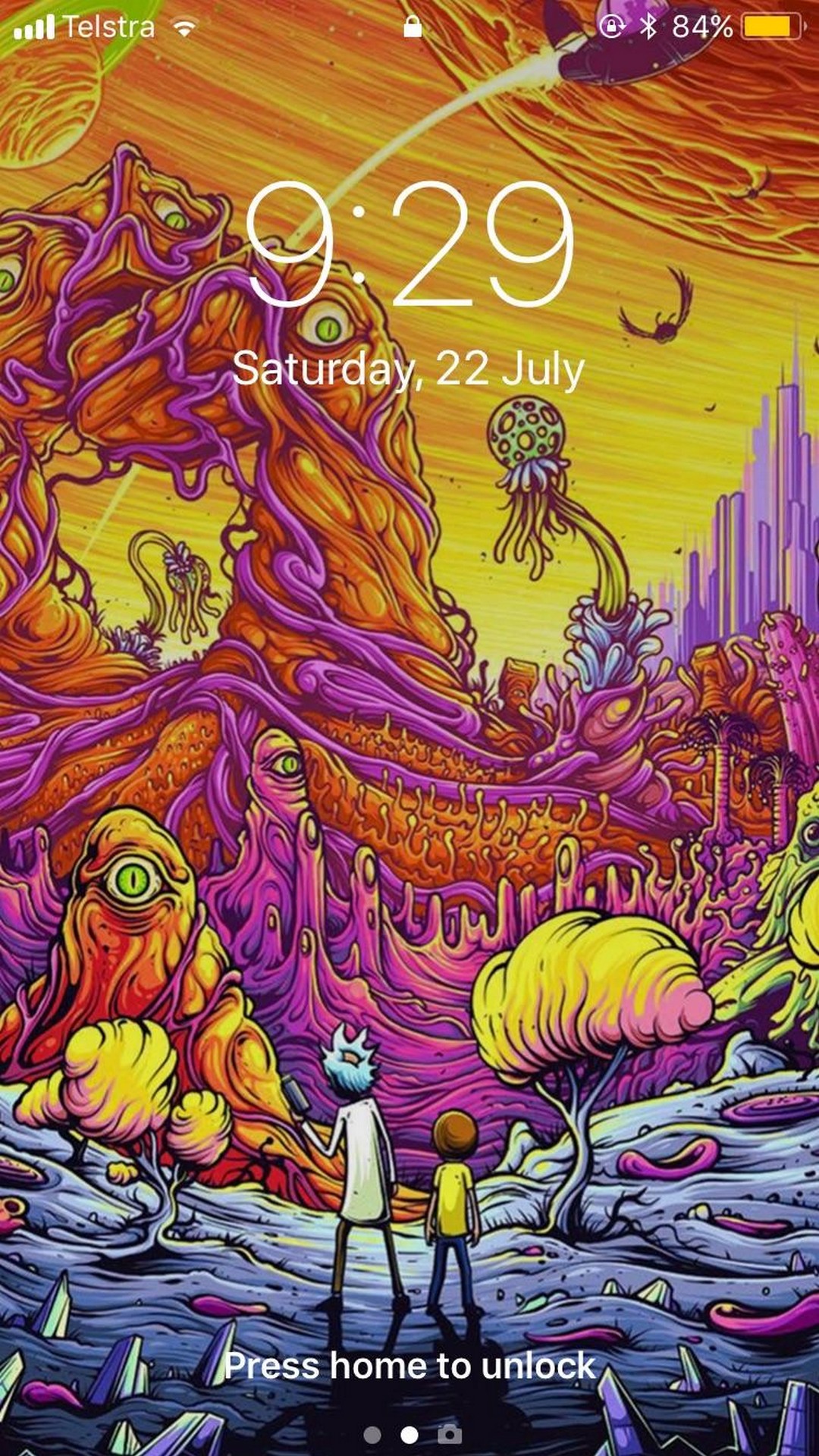 Wallpaper Rick And Morty Iphone Lockscreen Resolution - Rick And Morty Wallpapers Hd Iphone , HD Wallpaper & Backgrounds