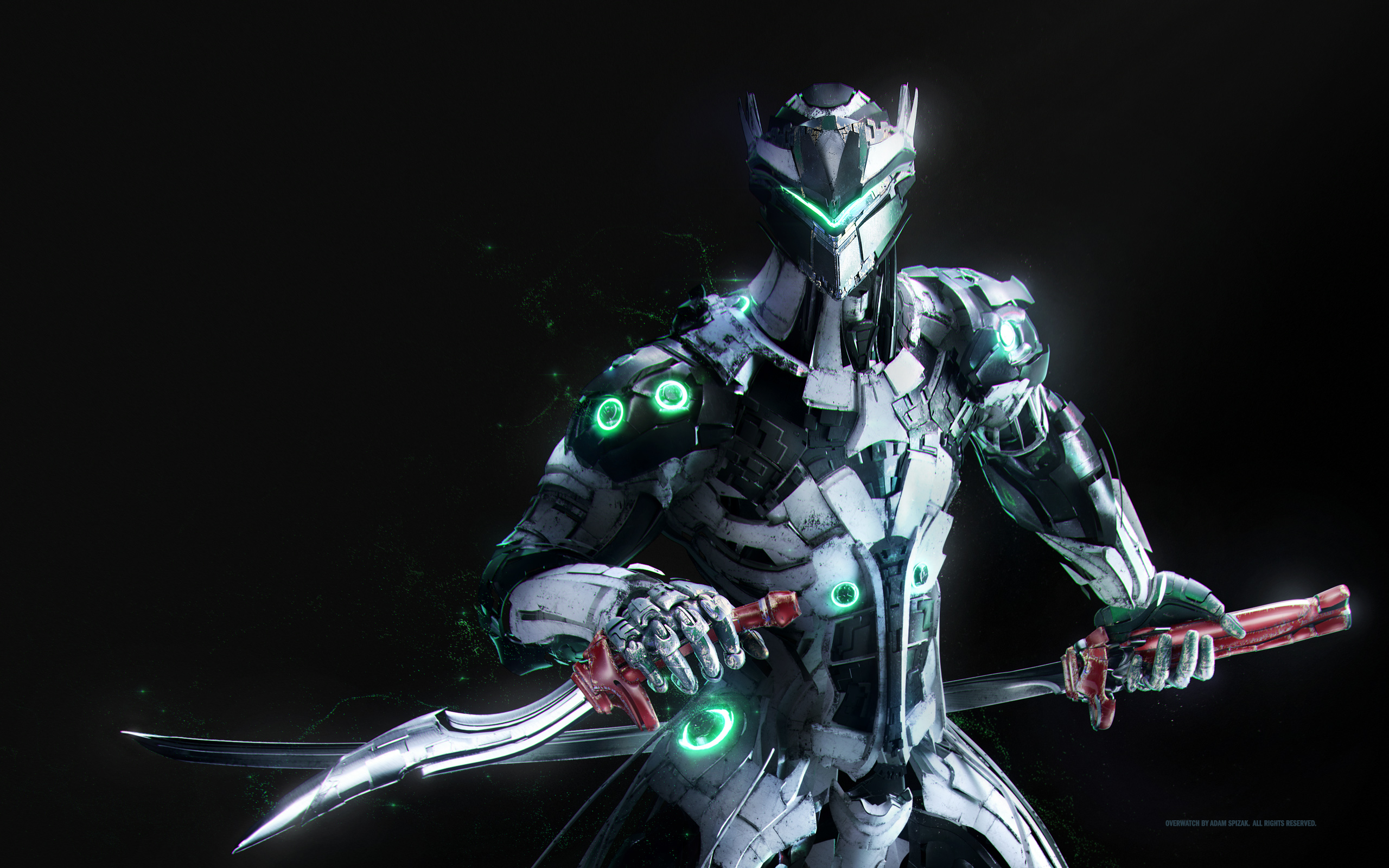 Original Resolution Popular - Genji Overwatch Backgrounds , HD Wallpaper & Backgrounds