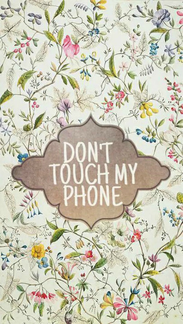 Flower Don't Touch My Phone Wallpaper - Nice Background For Phone , HD Wallpaper & Backgrounds