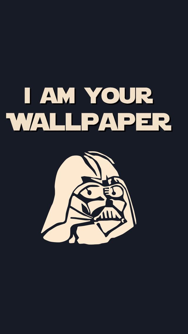 I Am Your Wallpaper Darth Vader Funny Iphone 5 Wallpaper - Darth Vader I Am Your , HD Wallpaper & Backgrounds