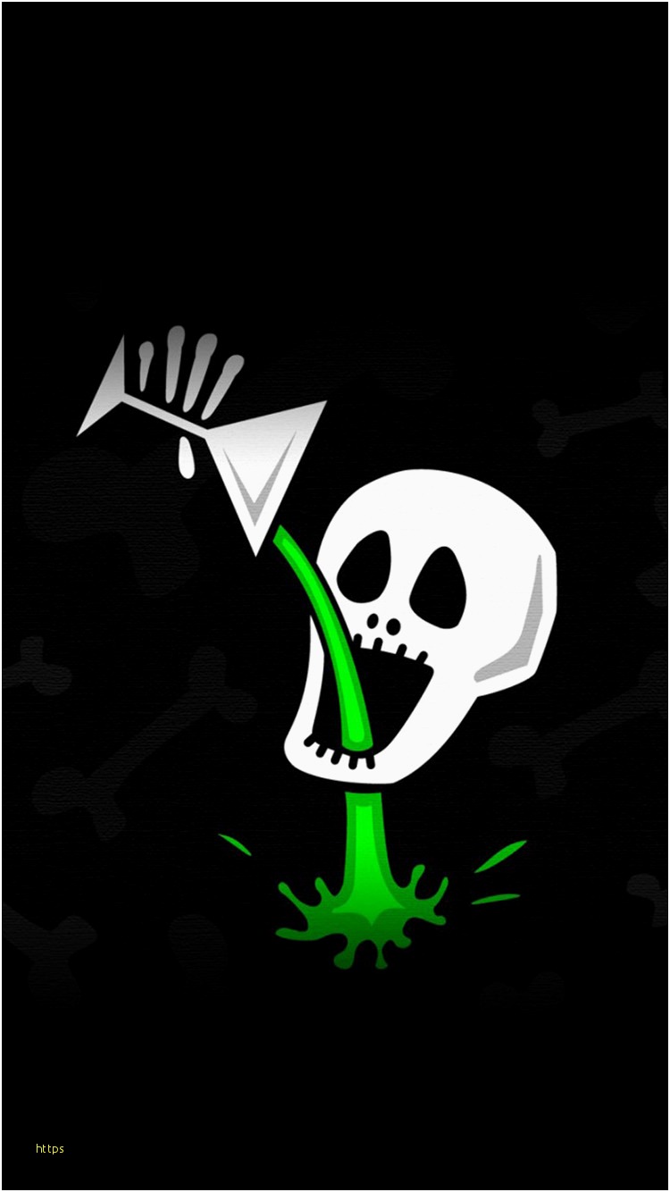 Funny Iphone Wallpapers Best Of Funny Iphone 6 Wallpapers - Skull Drinking , HD Wallpaper & Backgrounds