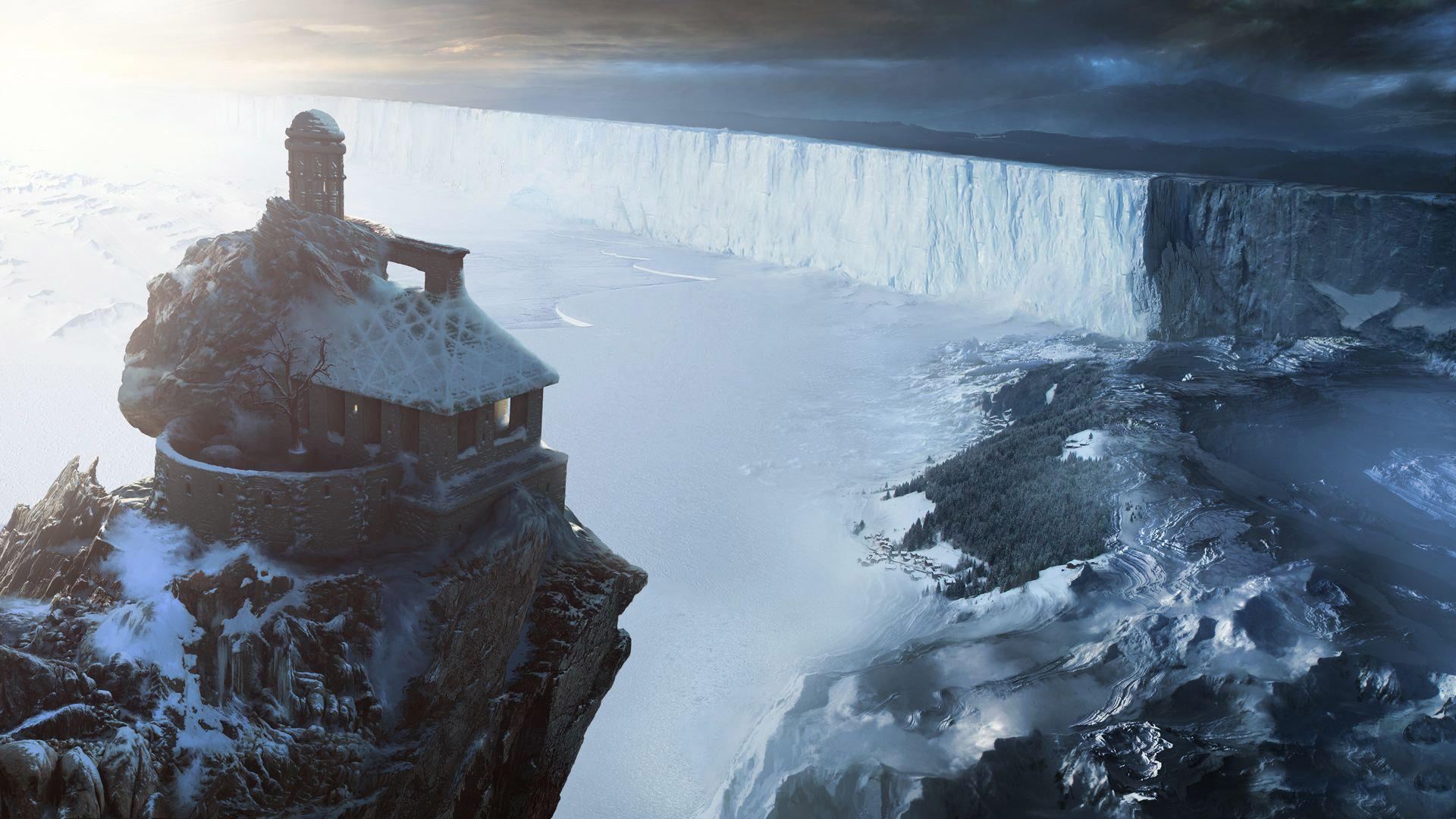 Game - Game Of Thrones Desktop Wallpaper The Wall , HD Wallpaper & Backgrounds