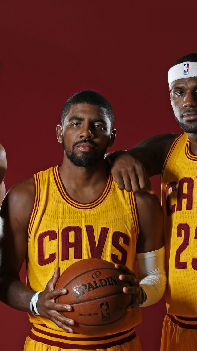 Kyrie Irving, Kevin Love, Cleveland, Bascketball - Cavs Big 3 2018 , HD Wallpaper & Backgrounds