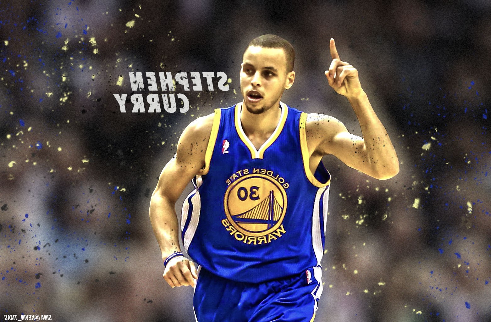 Stephen Curry Wallpaper By Sina@kevin Tmac - Basketball Player , HD Wallpaper & Backgrounds