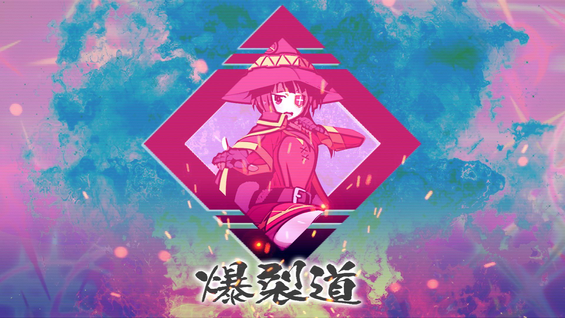 Aesthetic Vaporwave Wallpaper High Quality Resolution - Anime Vaporwave Wallpaper Iphone , HD Wallpaper & Backgrounds