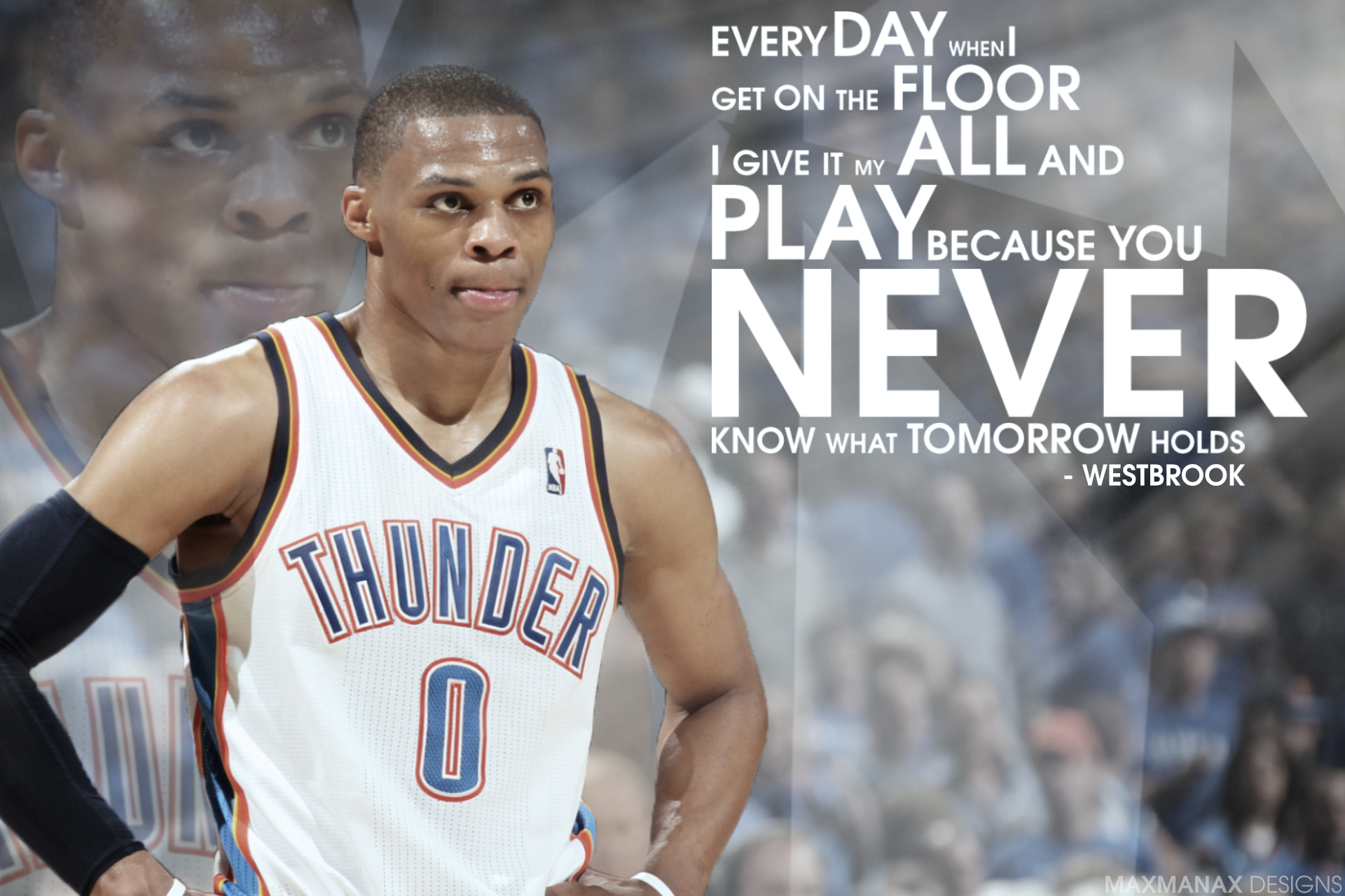 Russell Westbrook Wallpaper Quote , HD Wallpaper & Backgrounds