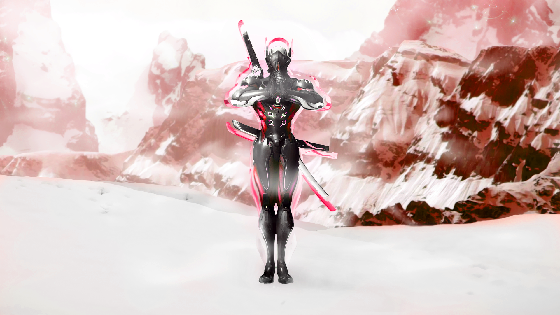 Red Genji Wallpaper - Genji Wallpaper 1080 , HD Wallpaper & Backgrounds
