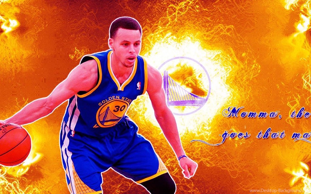 Basketball Warrior Stephen Curry Wallpapers Artistic - Steph Curry In Yellow Background , HD Wallpaper & Backgrounds
