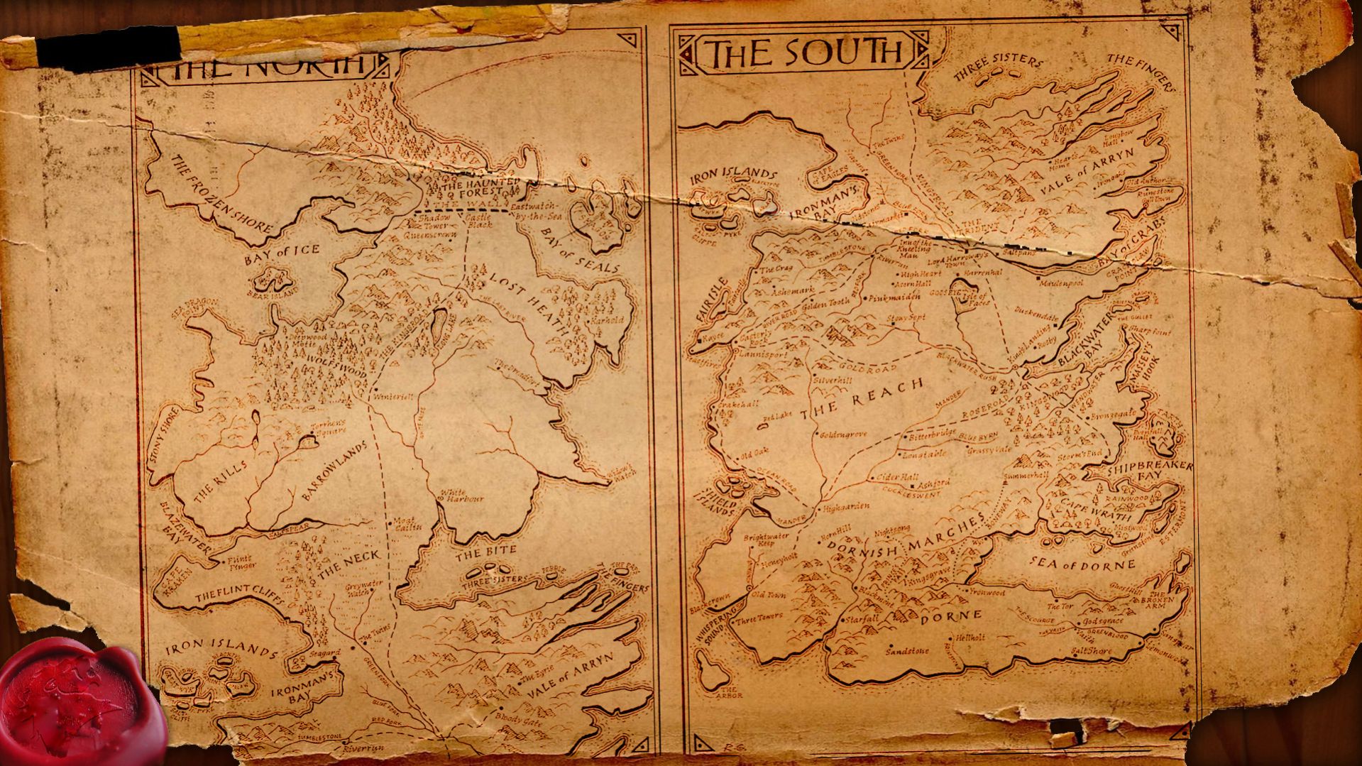 Westeros Map Wallpaper Hd , HD Wallpaper & Backgrounds