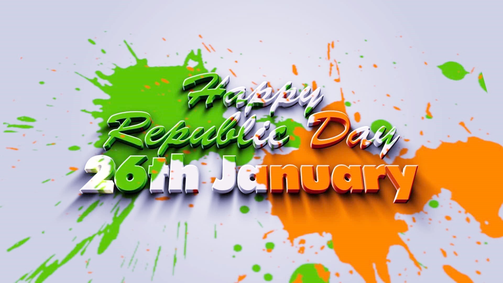 Happy Republic Day Tiranga Jhanda Hd Wallpaper Pics - Happy Republic Day 2018 , HD Wallpaper & Backgrounds
