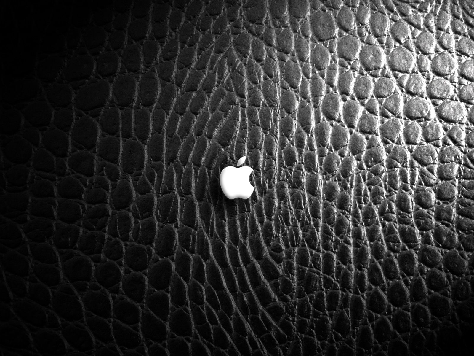 Leather Apple Wallpaper - Black Leather Texture Wallpaper Hd , HD Wallpaper & Backgrounds