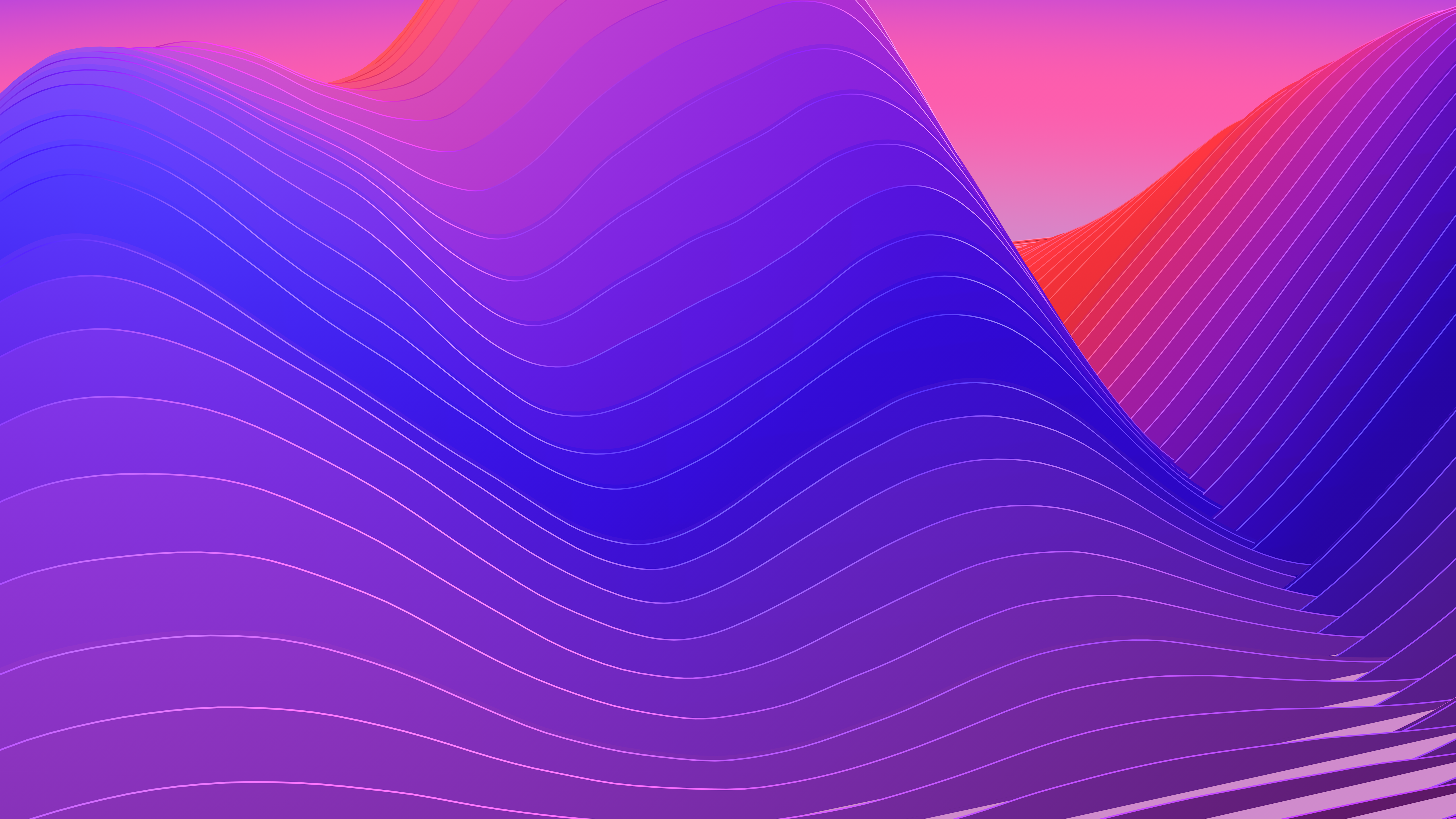 Download Wallpaper - Gradient Wave , HD Wallpaper & Backgrounds