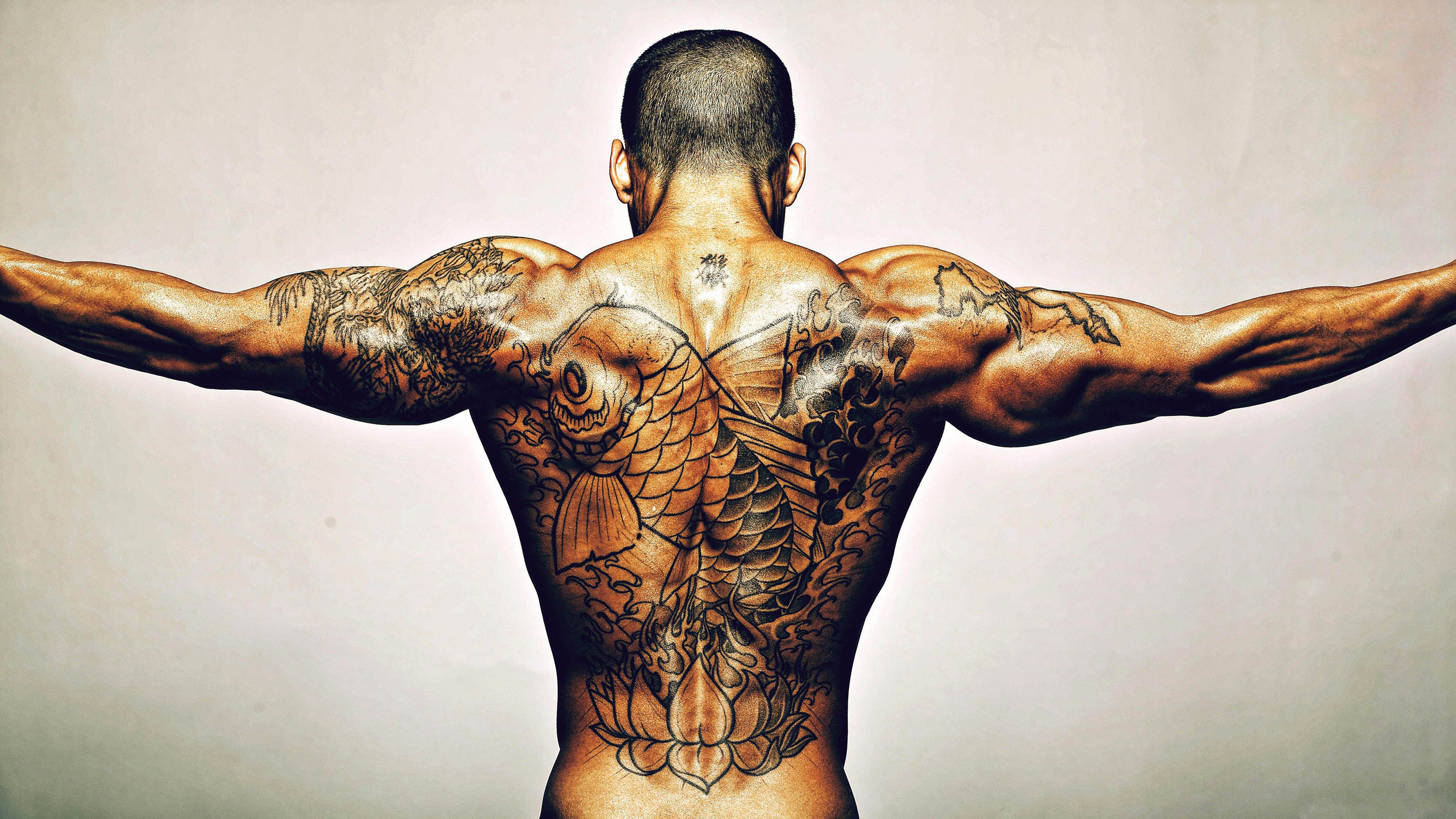 Original Resolution Popular - Tattoo Wallpaper 4k , HD Wallpaper & Backgrounds