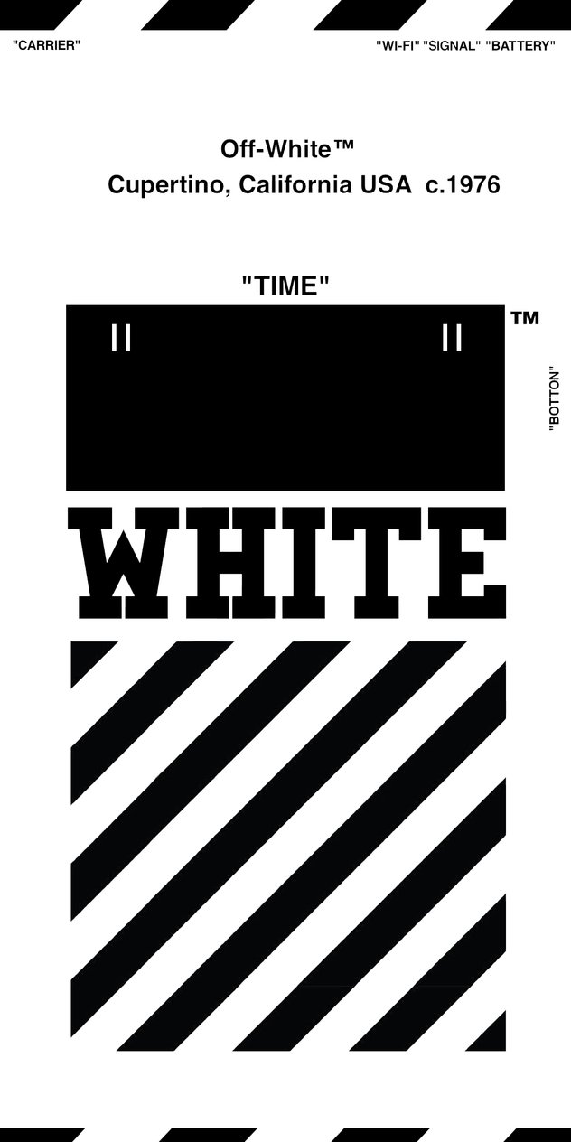 無料印刷可能 Off White 壁紙 さかななみ