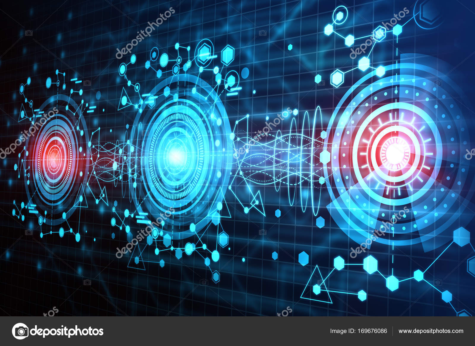 Glowing Blue Business Hologram Wallpaper - Технологии Обои , HD Wallpaper & Backgrounds