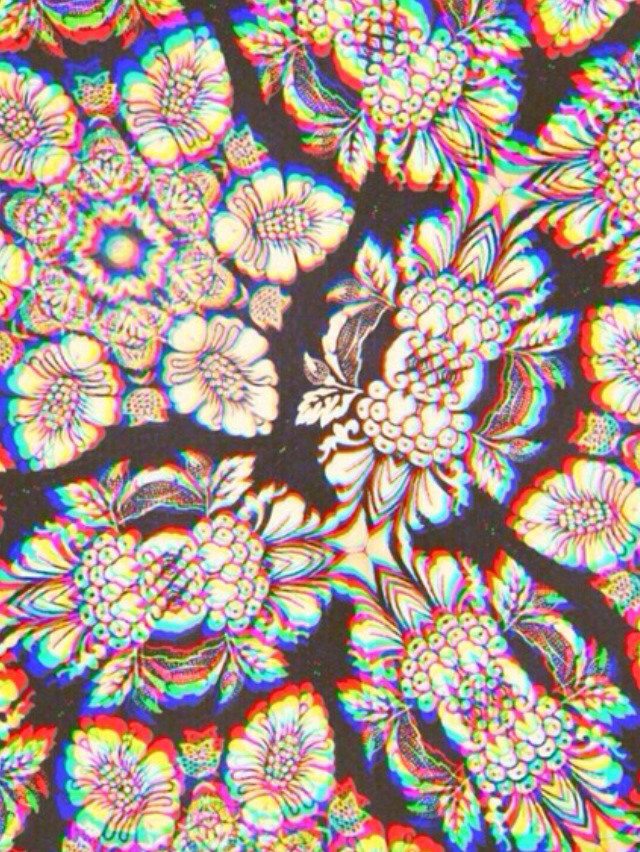 Backround, Floral, Flowers, Holographic, Wallpaper - Hd Iphone Backgrounds Trippy , HD Wallpaper & Backgrounds