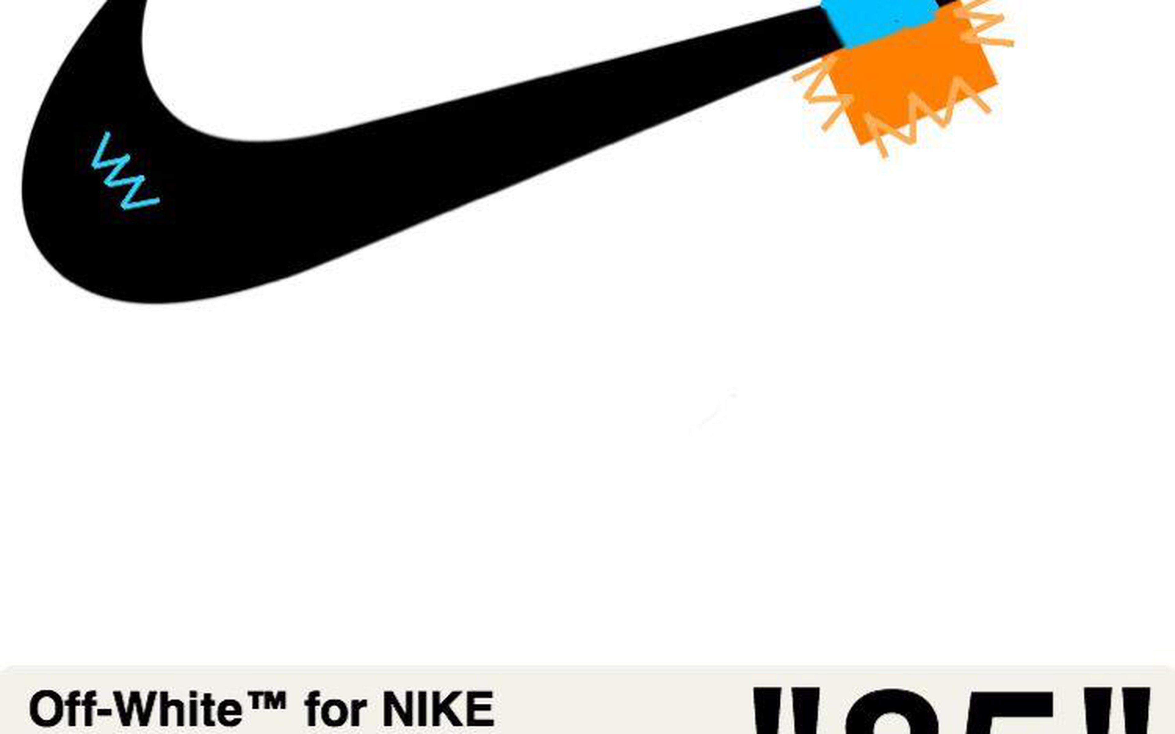 Download Off-white Nike Air Jordan 1 For 4k Ultra Hd - Off White Wallpaper Macbook , HD Wallpaper & Backgrounds