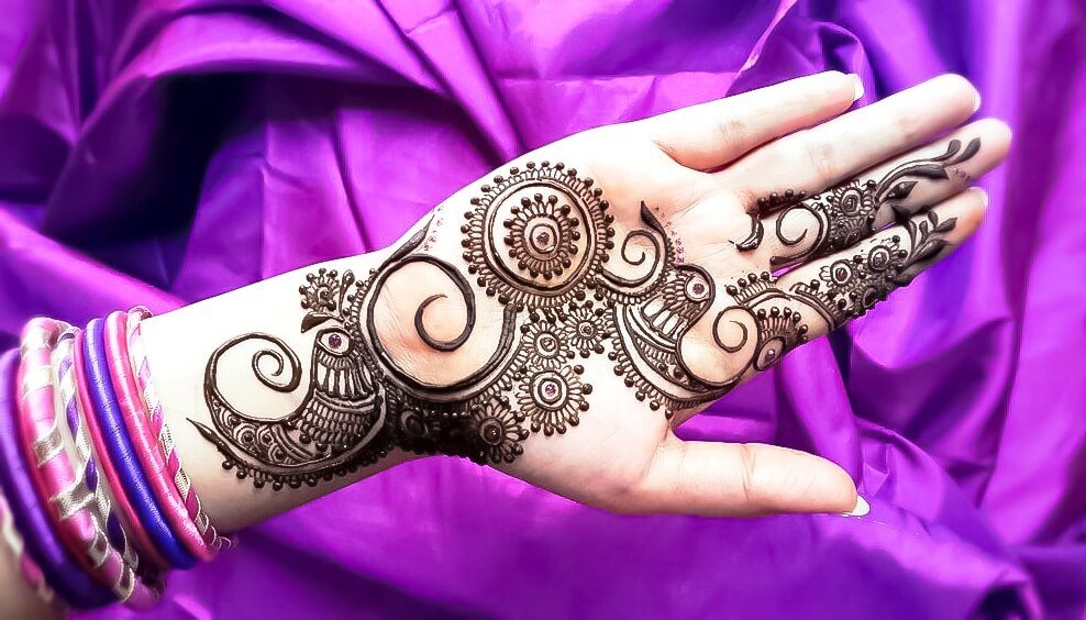 Beautiful Mehndi Designs - Mehandi Designs Simple And Beautiful , HD Wallpaper & Backgrounds