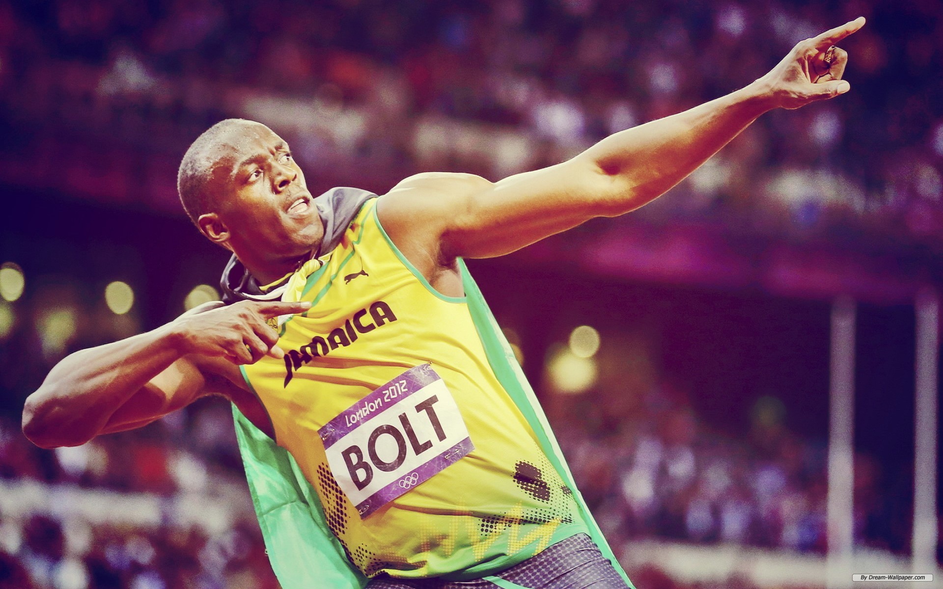 Free Sport Wallpaper - Usain Bolt , HD Wallpaper & Backgrounds