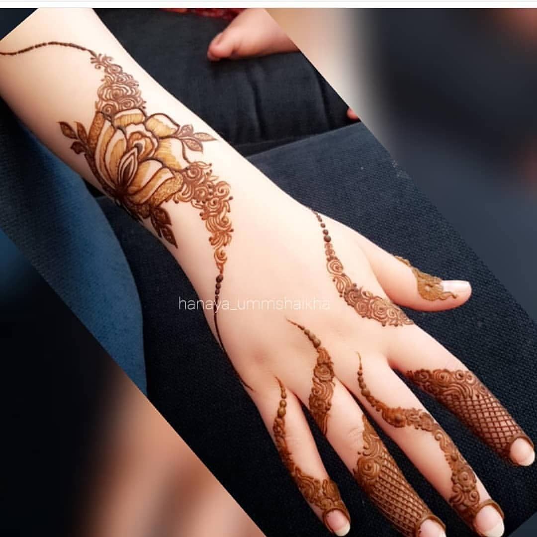 Simple Yet Beautiful By Henna Nurahshenna Mehndi Designs - نقش حناء 2019 انستقرام , HD Wallpaper & Backgrounds