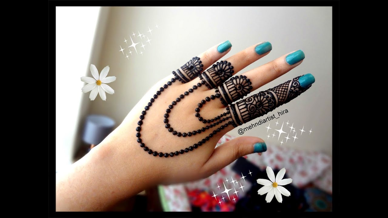 Most Famous,easy And Beautiful Jewellery Henna Mehndi - New Mehndi Designs 2019 , HD Wallpaper & Backgrounds