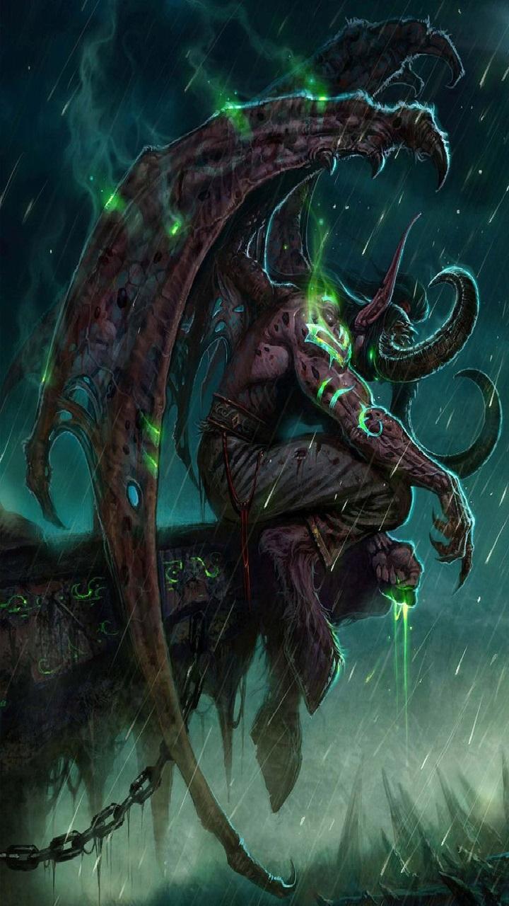 Warcraft - Warcraft Illidan , HD Wallpaper & Backgrounds