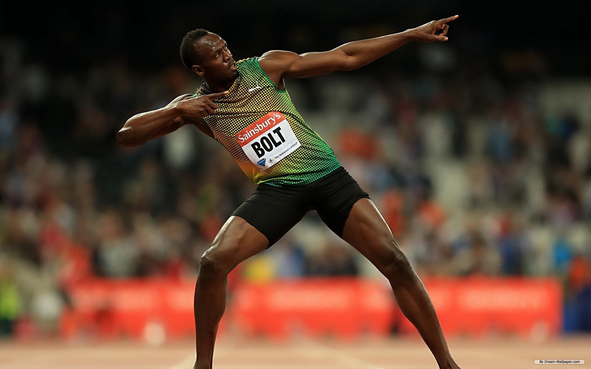 Free Sport Wallpaper - Usain Bolt , HD Wallpaper & Backgrounds