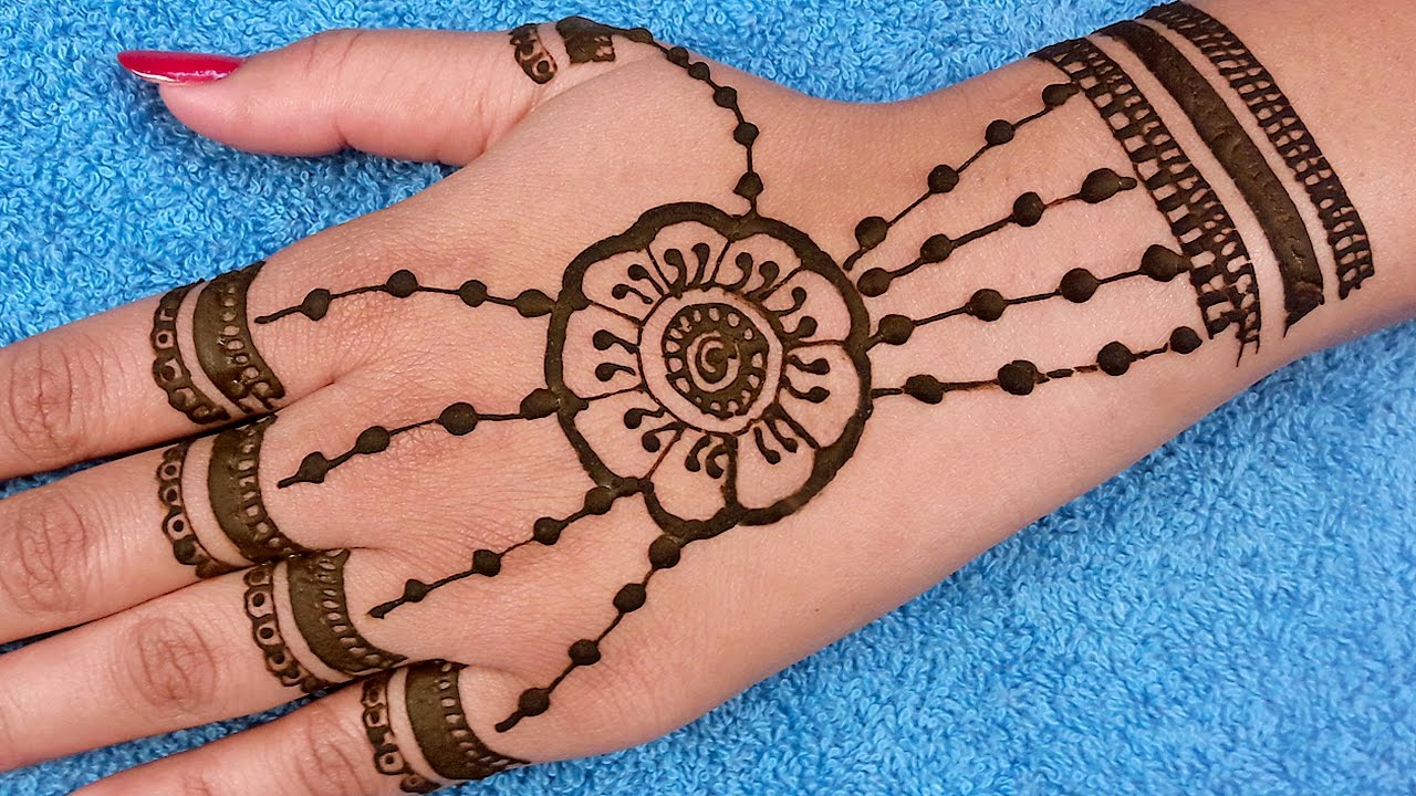 Eid Henna Design By Faiza Beauty Parlour Mehndi Designs Simple