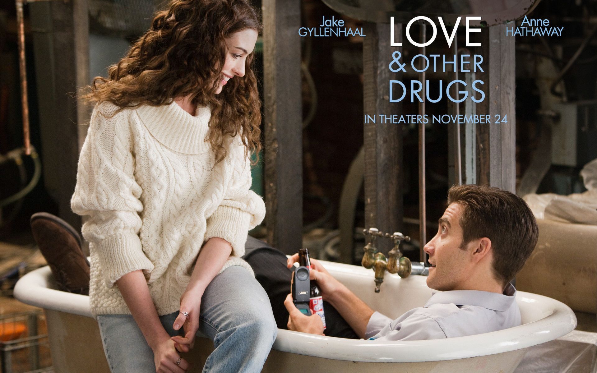 Love And Other Drugs Wallpapers, Widescreen Pictures - Anne Hathaway Romance Movies , HD Wallpaper & Backgrounds
