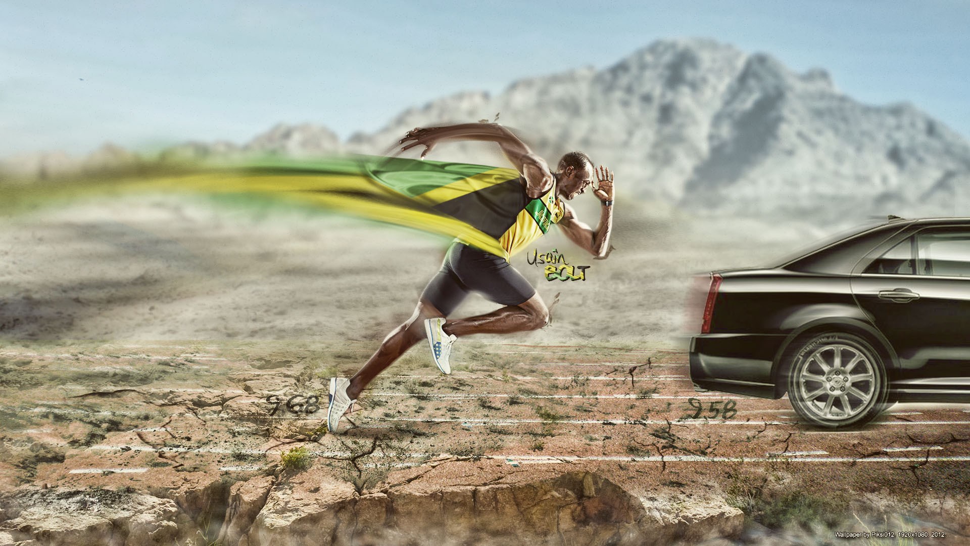 Usain Bolt Hd Pics - Sprint , HD Wallpaper & Backgrounds