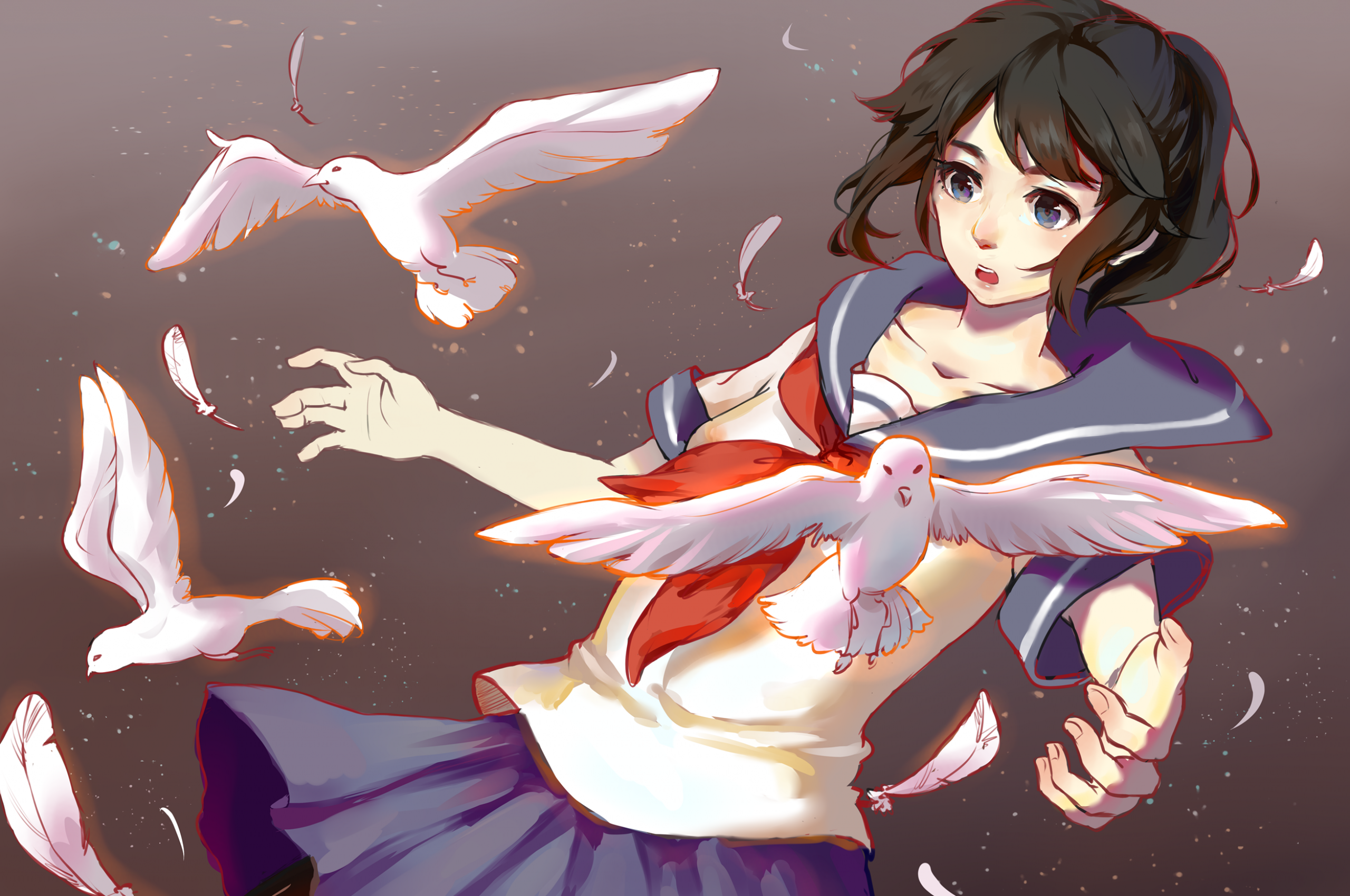 Yandere Simulator, Sailor Uniform, Aishi Ayano - Anime , HD Wallpaper & Backgrounds