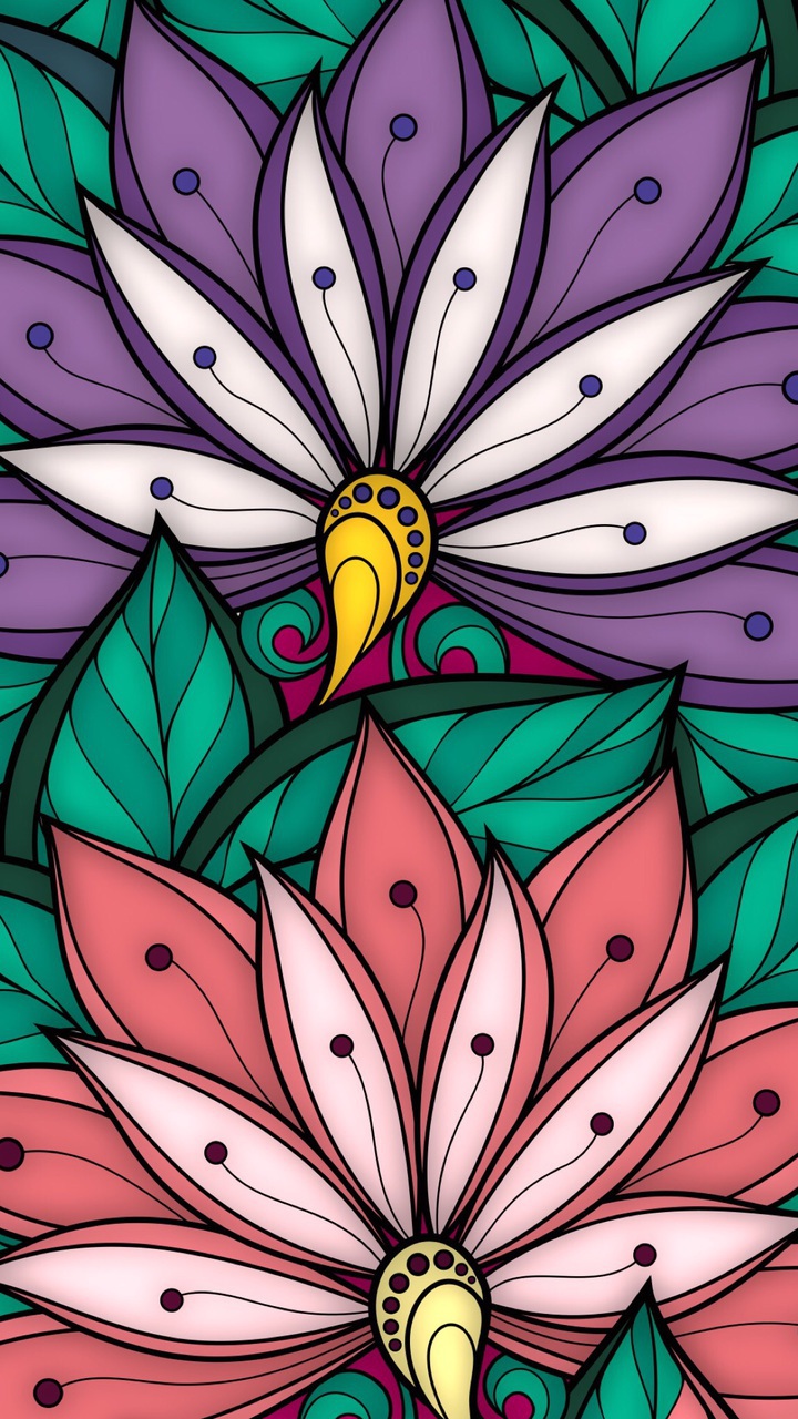 Background, Colorfull, Flower, Girl, Green, Henna, - Flower Henna Background , HD Wallpaper & Backgrounds