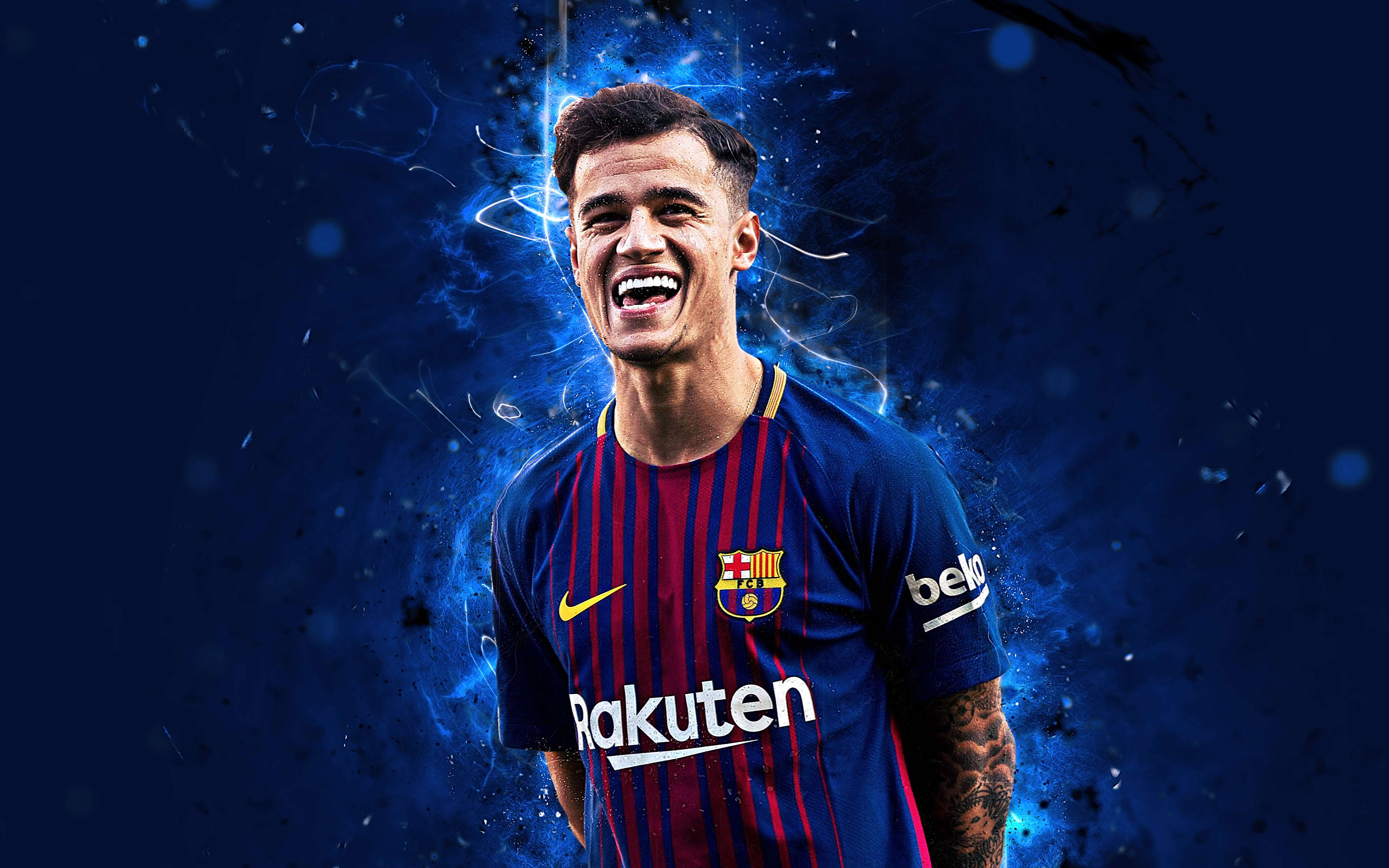Philippe Coutinho - Barça - Philippe Coutinho Wallpaper Pc , HD Wallpaper & Backgrounds