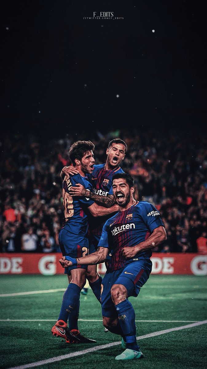 Suarez, Roberto & Coutinho Celebrating The Goal - F Edits , HD Wallpaper & Backgrounds
