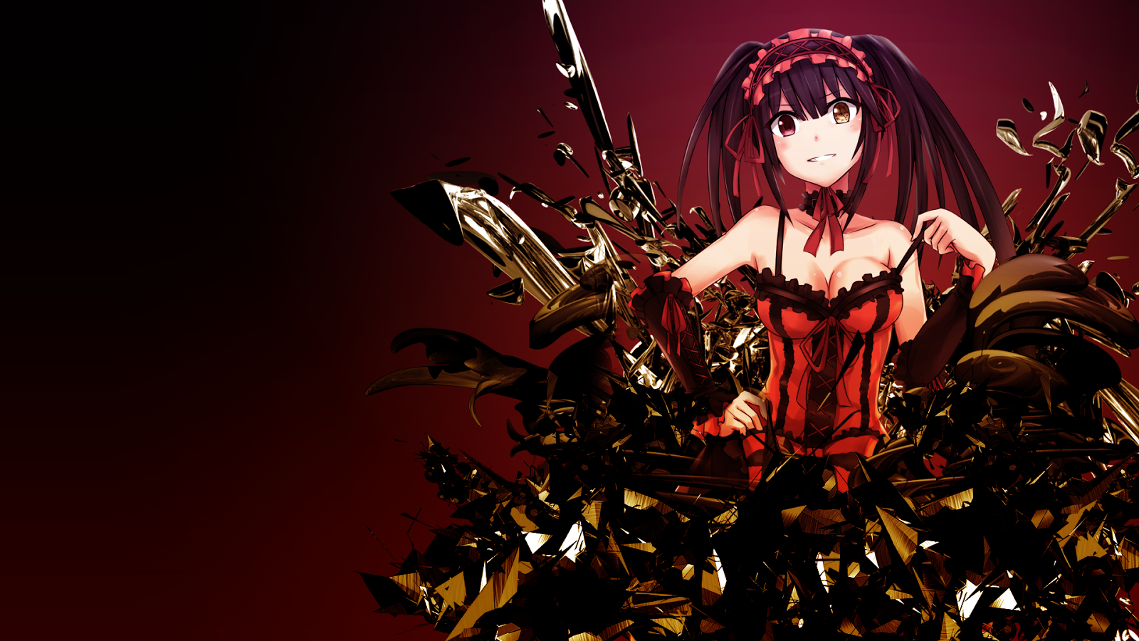 Kurumi Tokisaki Wallpaper - Tokisaki Kurumi Wallpaper Hd , HD Wallpaper & Backgrounds