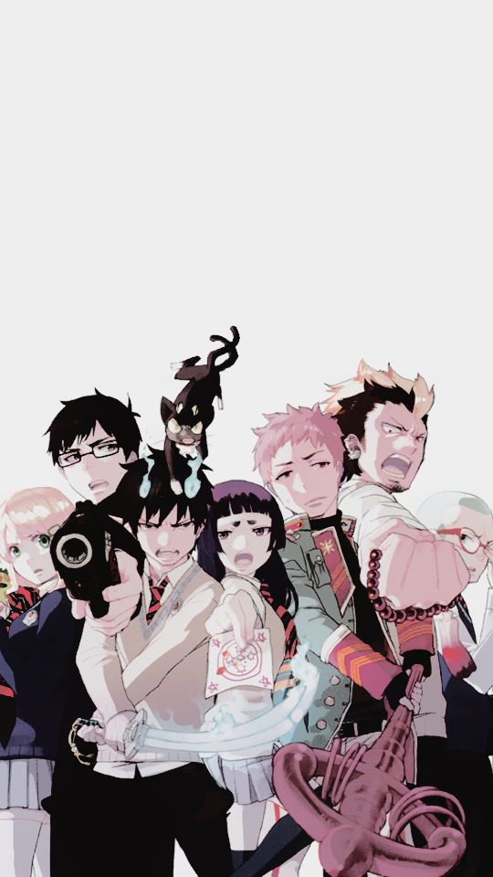 Blue Exorcist Iphone Wallpaper - Rin Okumura And Izumo Kamiki , HD Wallpaper & Backgrounds