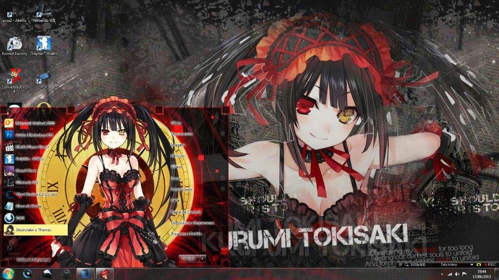 Window 7 Wallpaper Date A Live Kurumi Tokisaki - Kurumi Tokisaki , HD Wallpaper & Backgrounds