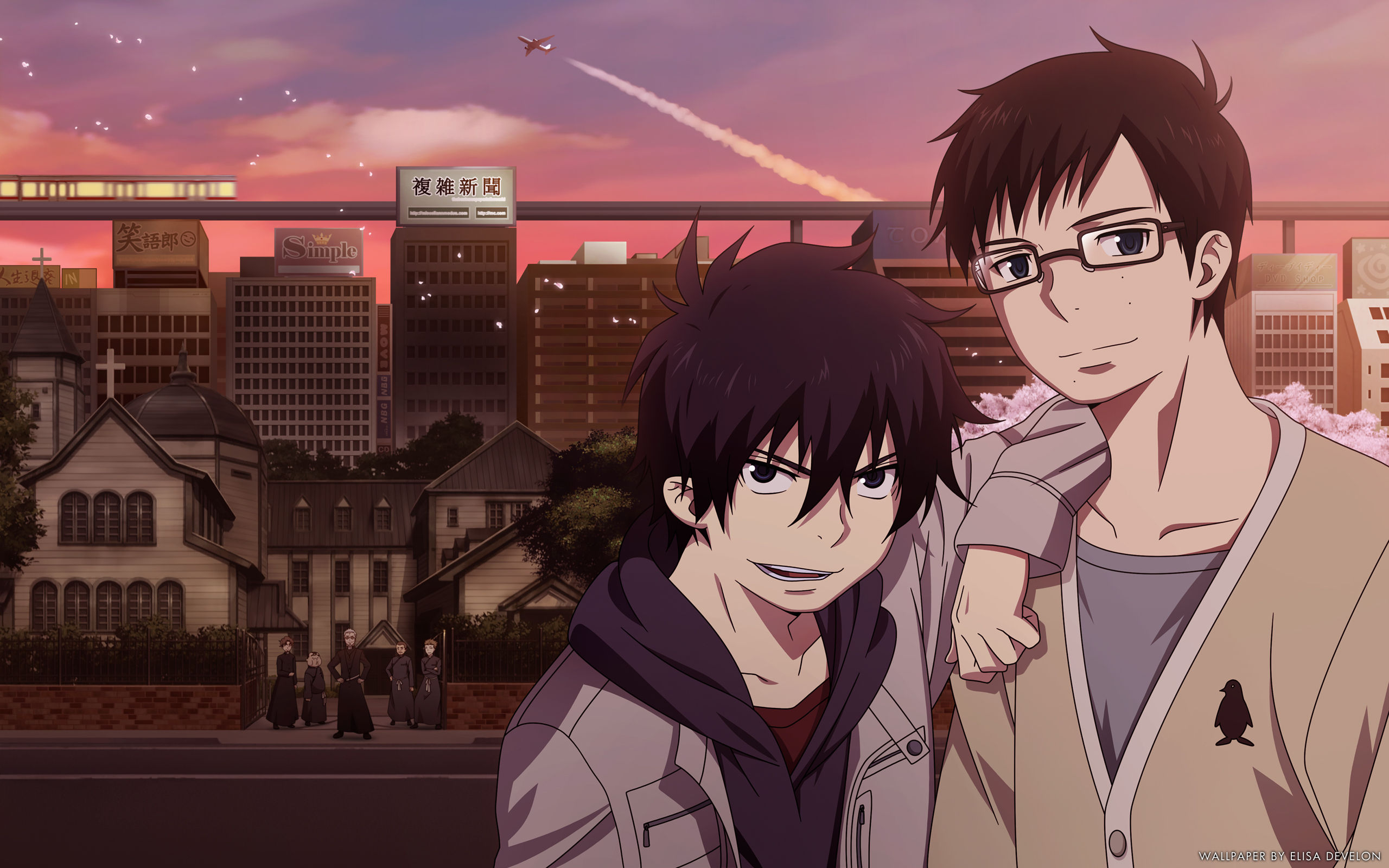 Blue Exorcist Wallpapers - Ao No Exorcist Rin And Yukio , HD Wallpaper & Backgrounds