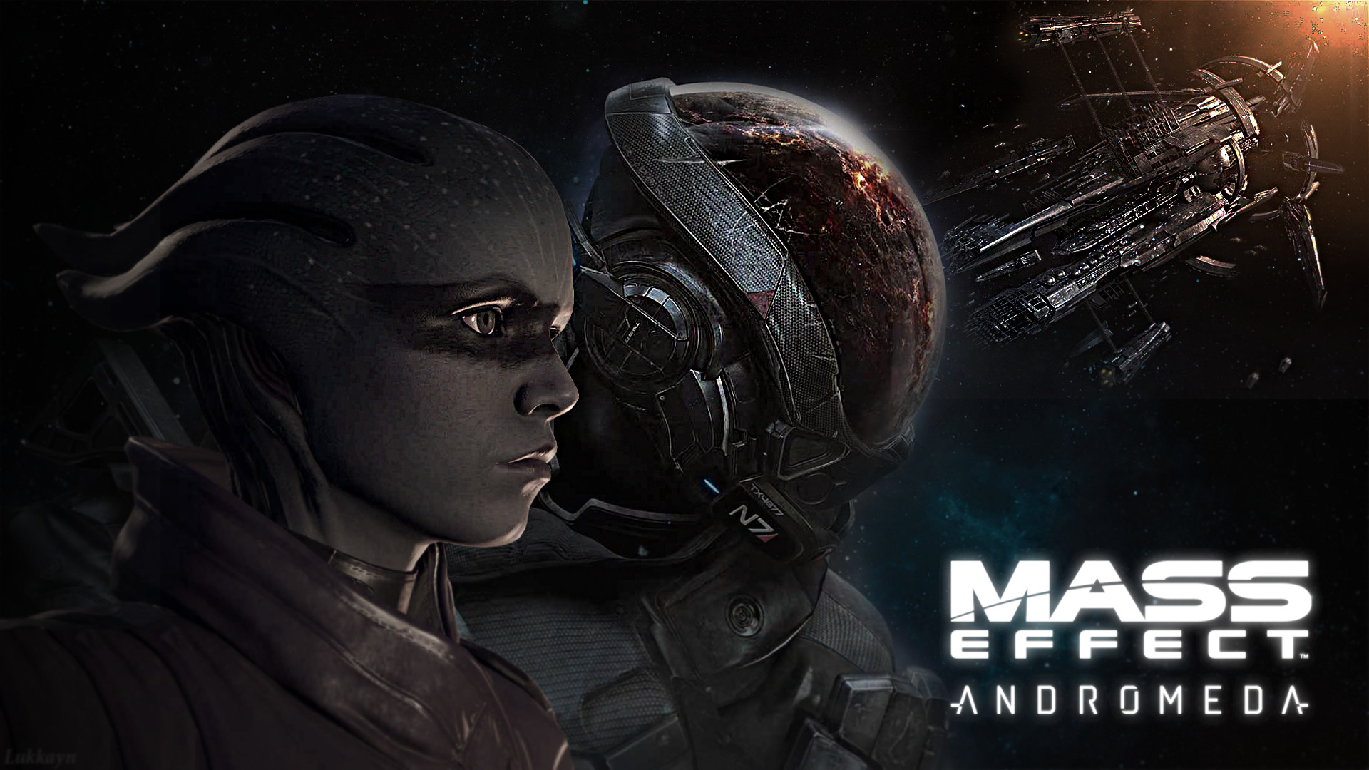 Mass Effect Andromeda Mass Effect Mass Effect 4 Video - Art Mass Effect Fanart , HD Wallpaper & Backgrounds