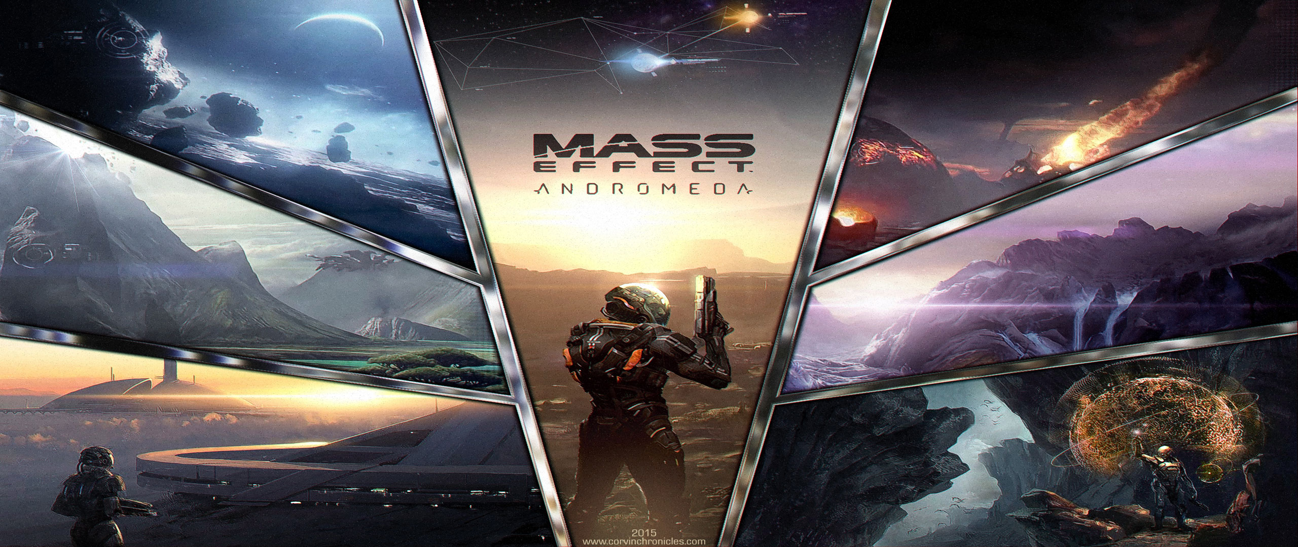Mass Effect Andromeda Wallpaper [2560x1080] - Mass Effect Andromeda 1080p , HD Wallpaper & Backgrounds