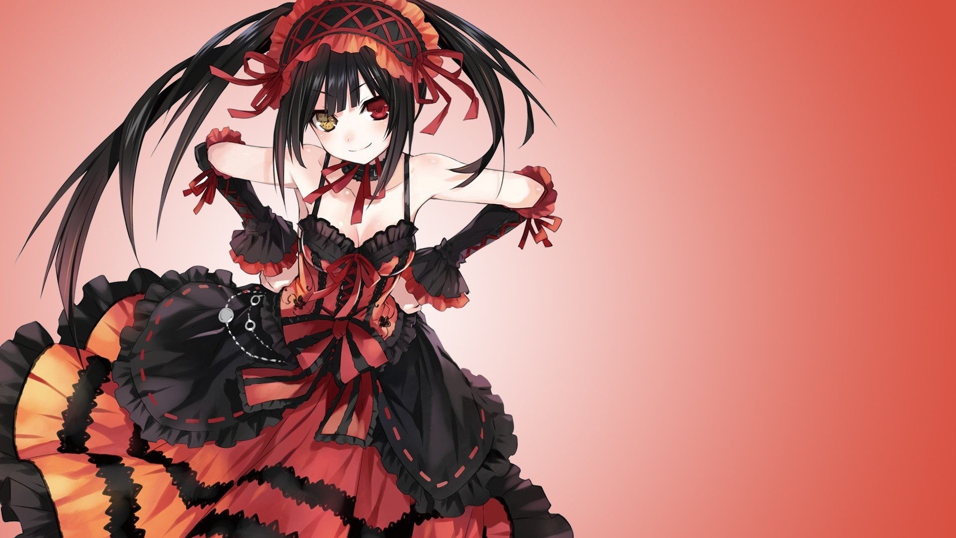 Date A Live Hd Wallpaper Kurumi - Date A Live Kurumi Tokisaki , HD Wallpaper & Backgrounds