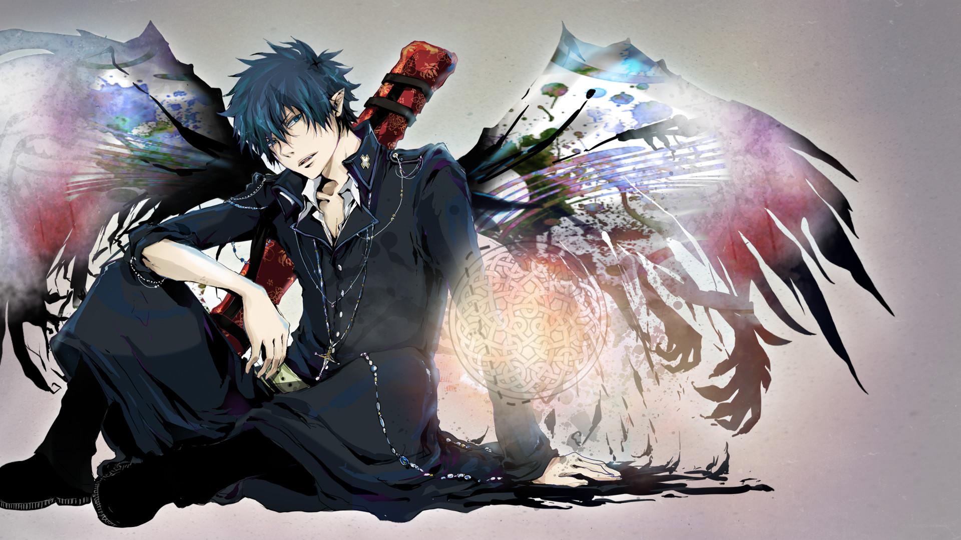 Ao No Exorcist Wallpaper 50 Image Collections Of Wallpapers - Ao No Exorcist Rin Demon , HD Wallpaper & Backgrounds