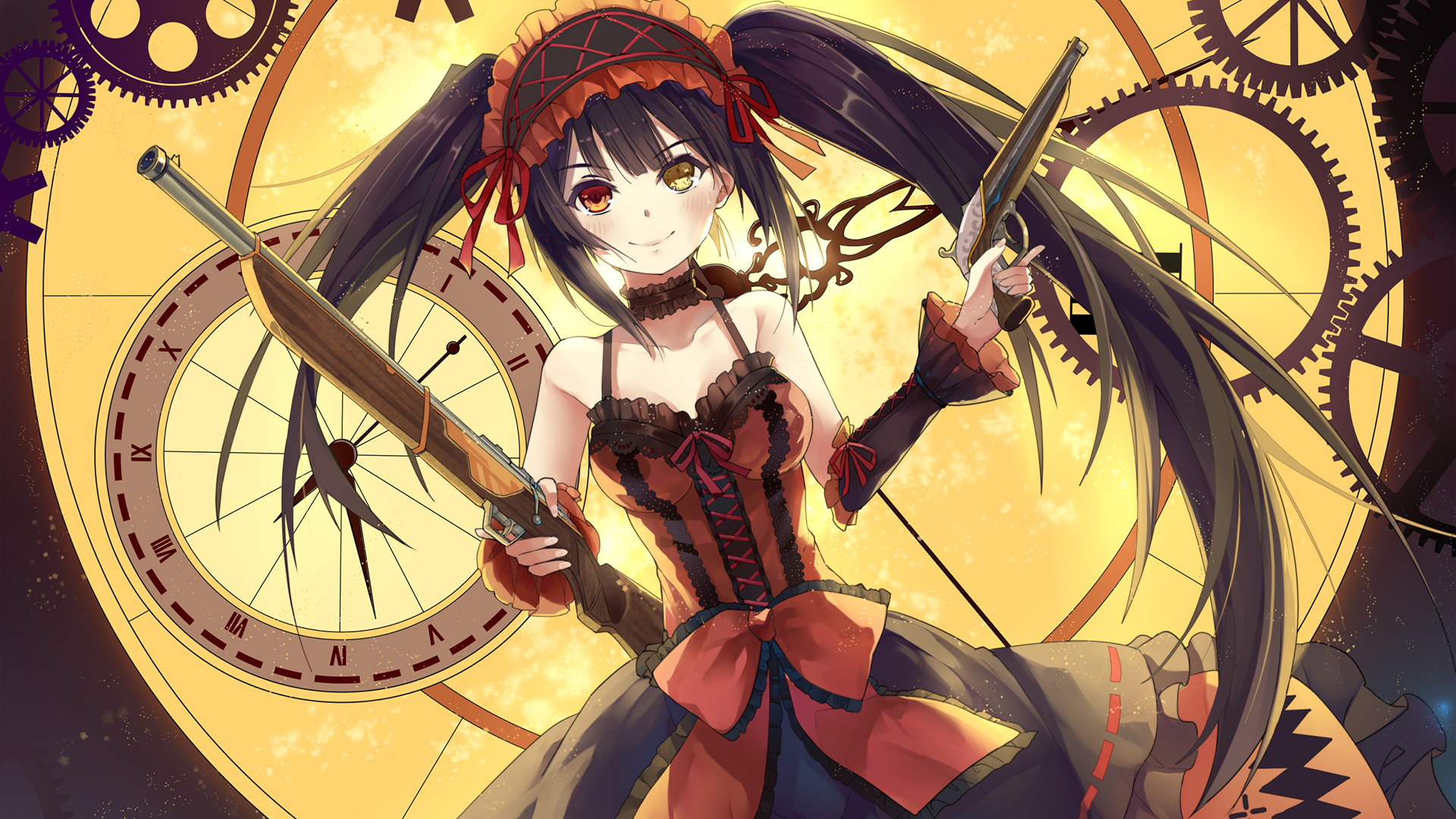 Anime Date A Live Kurumi Tokisaki Wallpaper - Kurumi , HD Wallpaper & Backgrounds