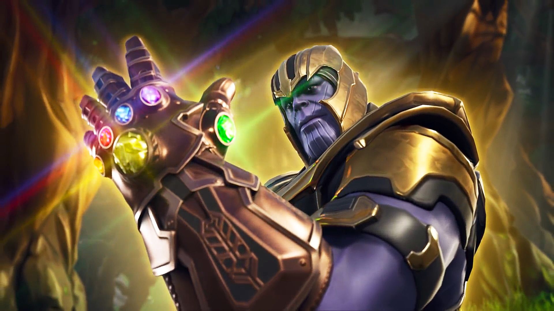 Fortnite's Thanos Mode, Infinity Gauntlet Mashup, Is - Fortnite X Avengers Endgame , HD Wallpaper & Backgrounds