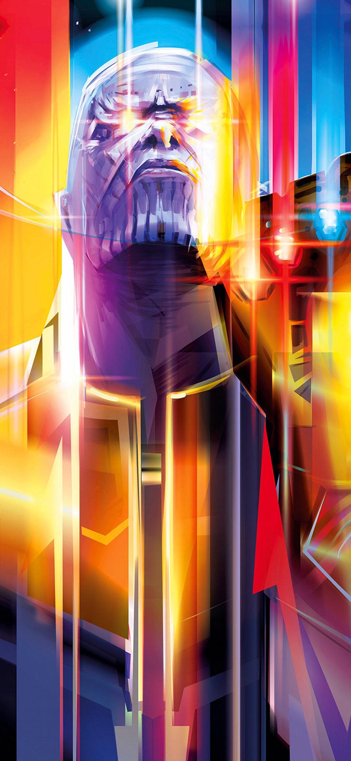 Fan Artbadass Abstract Thanos Wallpaper - Thanos Abstract , HD Wallpaper & Backgrounds