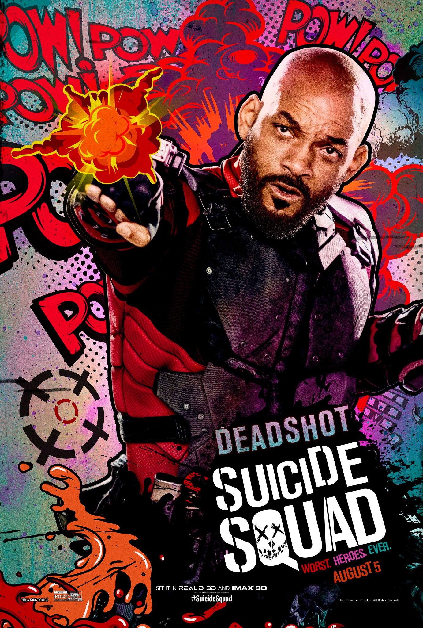 Suicide Squad Poster Deadshot - Suicide Squad Character Posters , HD Wallpaper & Backgrounds